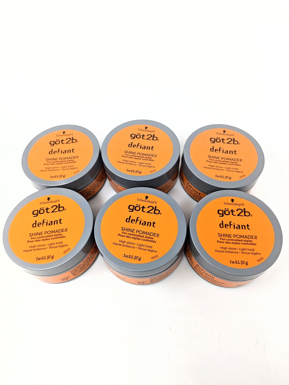 got2b Defiant Shine Pomade - Orange & Gray